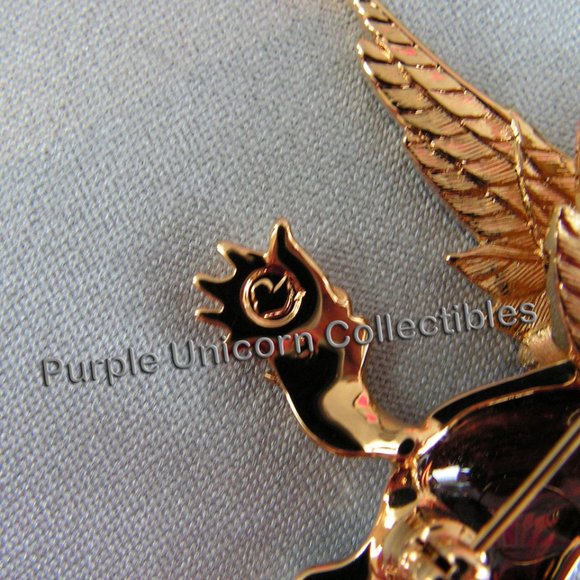 Vintage Swarovski Crystal SCS 1998 Pegasus Brooch - Picture 3 of 3